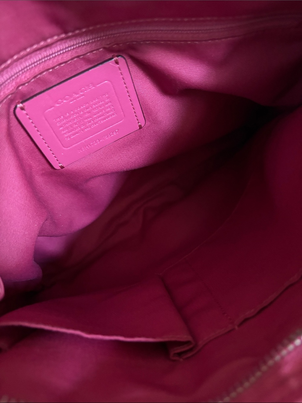 [Coach] Signature File Adjustable Crossbody Coated Canvas Bag Purse Khaki/Pink - Picture 10 of 16